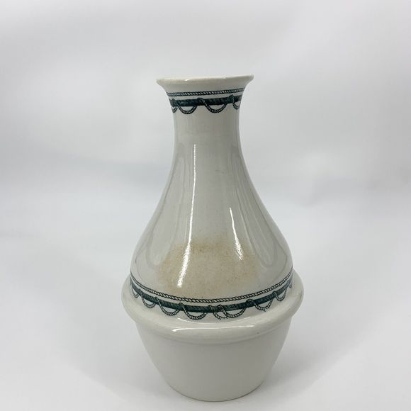 Vintage Nautical Barth And Son’s New York Pottery Jug Pitcher vase Navy - Picture 4 of 12